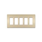 Legrand RWP265I Plaque murale sans vis à 5 postes