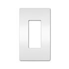 Plaque murale sans vis pour 1 dispositif Legrand Radiant RWP26W blanc
