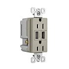 Legrand TM826USBNICC6 15A 5.0V Nickel Prise de courant USB