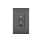Legrand TM8USB4BKCC6 15A 5.0V Noir Chargeur USB de type A