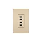 Legrand TM8USB4ICC6 15A Ivoire Chargeur USB de type A