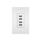 Legrand TM8USB4WCC6 15A Blanc Chargeur USB de type A