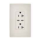 Legrand TR20USBPD65LA 20A 125V Amande claire Prise de courant USB commerciale