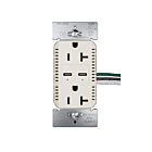 Legrand TR20USBPD65LA 20A 125V Amande claire Prise de courant USB commerciale