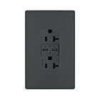 Legrand TR20USBPDG 20A 125V Graphite Prise de courant USB