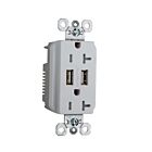 Legrand TR5362USBW 20A 125V Blanc Prise de courant USB