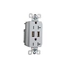 Legrand TR5362USBW 20A 125V Blanc Prise de courant USB