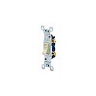 Interrupteur à bascule Leviton 1451-t amande pâle