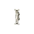Interrupteur à bascule Leviton 1453-wcp blanc