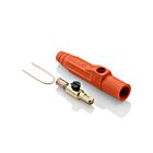 Leviton 15D23-UO Prise mâleAmovible Pb Orange, nez conique serti