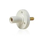 Leviton 15R22-1UW Pb Blanc Femelle Panneau Prise Conique Nez 3/4" Goujon Fileté
