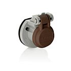 Leviton 15S31-UH Récipient à casserole série 15 3R, couvercle marron