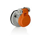 Leviton 15S31-UO Récipient à casserole série 15 3R, couvercle orange