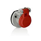 Leviton 15S31-UR Récipient à casserole série 15 3R, couvercle rouge