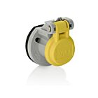 Leviton 15S31-UY Récipient à casserole série 15 3R, couvercle jaune