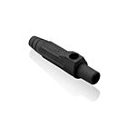 Leviton 15SDF-1UE Manchon femelle noir PbAvec vis d'assemblage, bouchonAmovible, nez conique
