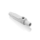 Leviton 15SDF-1UW Manchon femelle blanc PbAvec vis d'assemblage, bouchonAmovible, nez conique