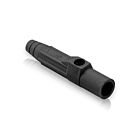 Leviton 15SDM-1UE Manchon mâle noir PbAvec vis d'assemblage, bouchonAmovible, nez conique