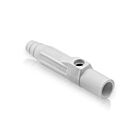 Leviton 15SDM-1UW Manchon mâle blanc en PbAvec vis d'assemblage, bouchonAmovible, nez conique