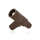 Leviton 16A22-UH Nez conique de connecteur en T à 3 voies Pb Brown