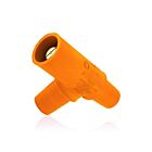 Leviton 16A22-UO Nez conique de connecteur en T à 3 voies de taraudage orange Pb
