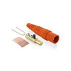 Leviton 16D22-UO Pb Orange Mâle Détachable Bouchon Conique Nez