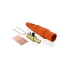 Leviton 16D23-UO Pb Orange Mâle Détachable Plug Taper Nose 1/0-4/0
