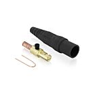 Leviton 16D25-UE Prise mâle noire série 16