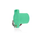 Leviton 16P22-UG Capuchon de protection femelle vert Pb, nez conique