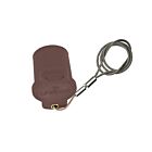 Leviton 16P22-UH Capuchon de protection du connecteur marron