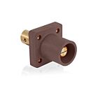 Leviton 16R19-UH Prise mâle série 16 marron