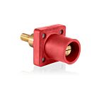Leviton 16R31-XR Prise mâle rouge à épaule étendue Sp 600V