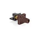 Leviton 16RSW-UH Panneau femelle marron Conn Tapnose Thrd Stud Microsw