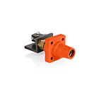 Leviton 16RSW-UO Panneau femelle orange Conn Tapnose Thrd Stud Microsw