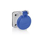 Leviton 16S31-UB Couvercle rabattable série 16 bleu