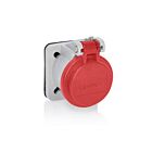 Leviton 16S31-UR Couvercle rabattable série 16 rouge