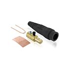 Leviton 18D23-UE Nez sphérique détachable mâle noir Pb 1/0-4/0