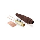Leviton 18D33-UH Pb Brown Femelle Détachable Bouchon Boule Nez 1/0-4/0