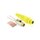 Leviton 18D33-UY Nez de boule de prise détachable femelle jaune Pb 1/0-4/0
