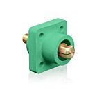 Leviton 18R21-UG Nez de boule de prise de panneau mâle vert PbAvec goujon 0,75"