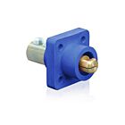 Leviton 18R23-UB Nez sphérique de prise de panneau mâle bleu Pb