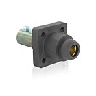 Leviton 18R24-UE Nez sphérique de prise de panneau femelle noir Pb 1/0-4/0