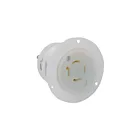 Leviton lev-2416 Blanc Réceptacle verrouillable