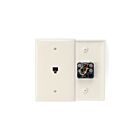 Leviton 40539-PMT Plaque murale S/G de taille moyenne 4C