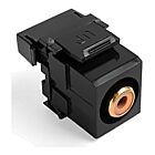 Leviton 40735-ROE Prise jack audio orange noire