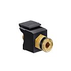 Leviton 40833-BEE Poteau de reliure droit noir/noir