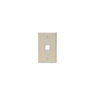 Leviton 41080-1IP Ivoire Plaque murale Quickport simple groupe