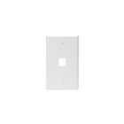 Leviton 41080-1WP Plaque murale Quickport à un groupe
