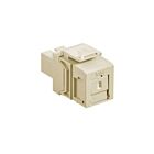 Leviton 41085-MICAdaptateur Simplex multimode ivoire
