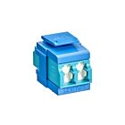 Leviton 41086-LLLAdaptateur à volet Quickport Om3/4 Duplex LCAqua/Bleu